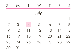 District School Academic Calendar for Polaris K-12 School for July 2023