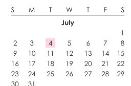 District School Academic Calendar for Lake Hood Elementary for July 2023