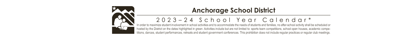 District School Academic Calendar for Chugiak High School