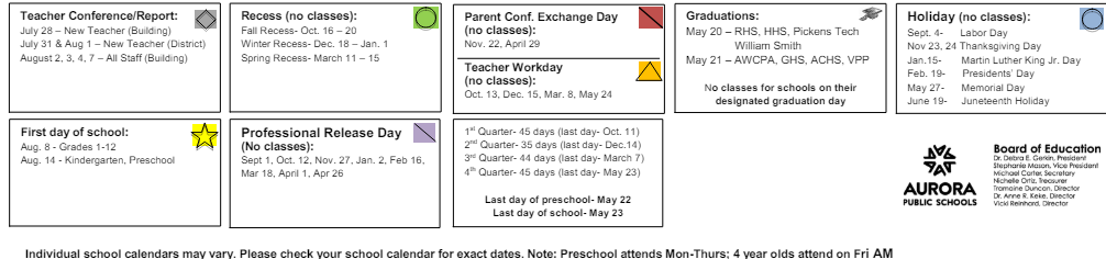 District School Academic Calendar Key for Sixth Avenue Elementary School