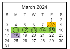 District School Academic Calendar for Sixth Avenue Elementary School for March 2024