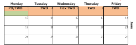 District School Academic Calendar for Thomas Jefferson ELEM. School for June 2024