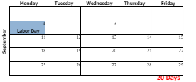 District School Academic Calendar for Mary Mae Jones ELEM. School for September 2023