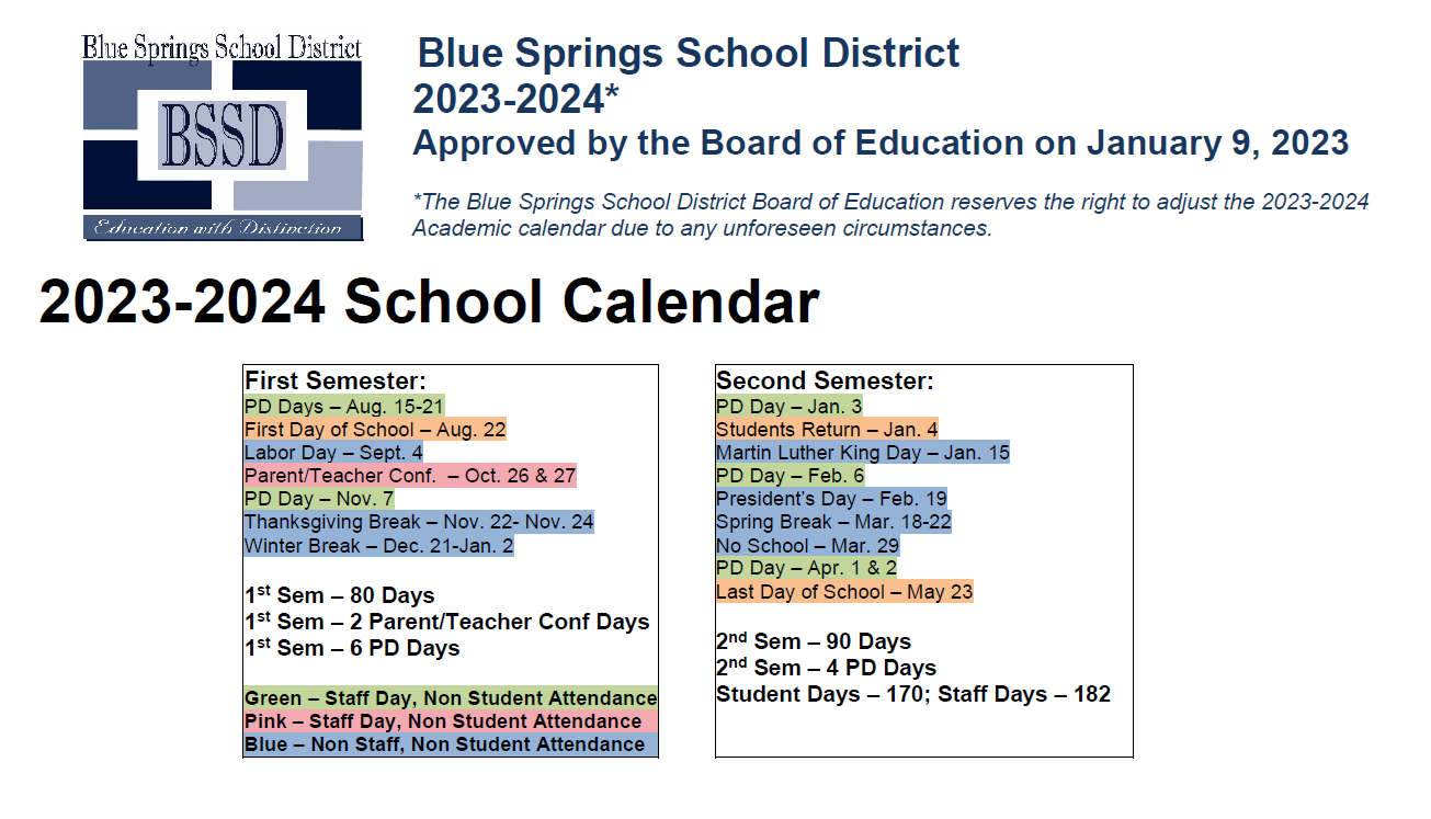 District School Academic Calendar Key for Barnwell Middle