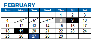 District School Academic Calendar for Harmony Elementary for February 2024
