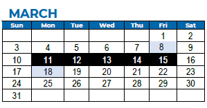 District School Academic Calendar for Harmony Elementary for March 2024