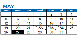 District School Academic Calendar for Harmony Elementary for May 2024
