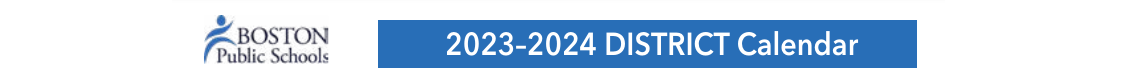 District School Academic Calendar for Boston Adult Academy