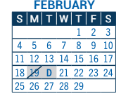 District School Academic Calendar for Louisville Middle School for February 2024