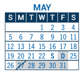 District School Academic Calendar for New Vista High School for May 2024