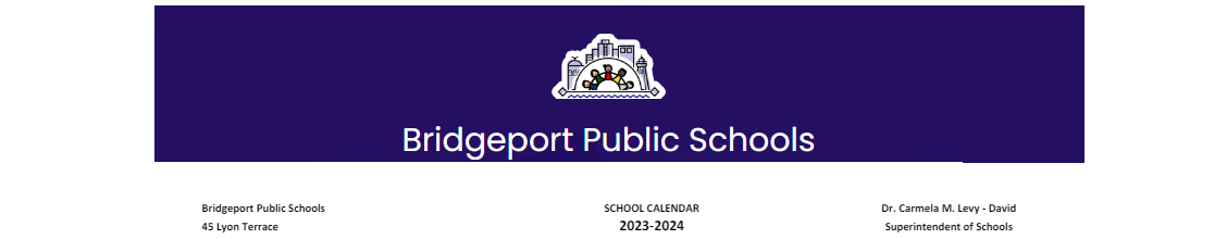 District School Academic Calendar for Bridgeport Elementary