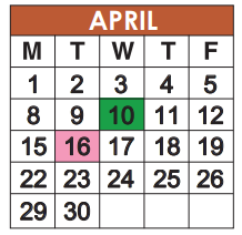 District School Academic Calendar for Marjory Stoneman Douglas High School for April 2024