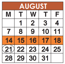 District School Academic Calendar for Marjory Stoneman Douglas High School for August 2023