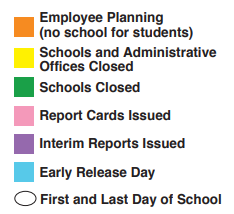 District School Academic Calendar Legend for Marjory Stoneman Douglas High School