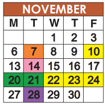 District School Academic Calendar for Marjory Stoneman Douglas High School for November 2023