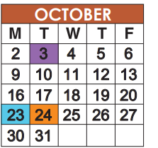 District School Academic Calendar for Horizon Elementary School for October 2023