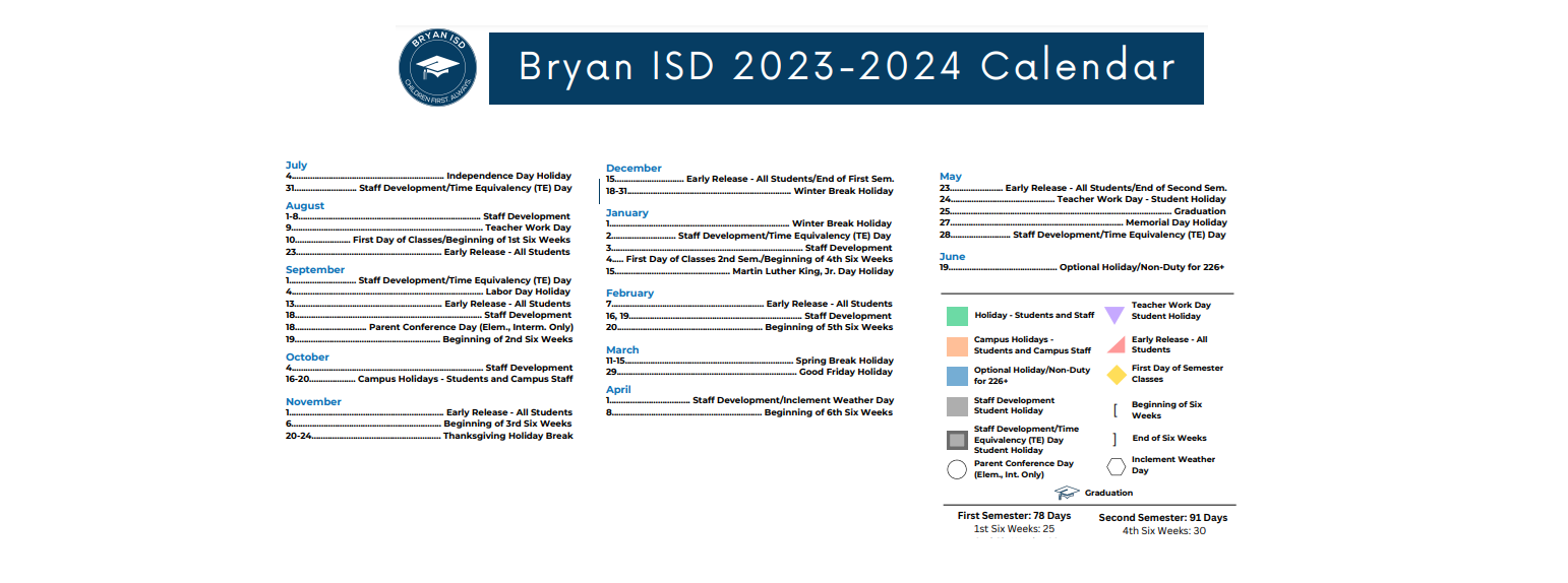 District School Academic Calendar Key for Johnson Elementary