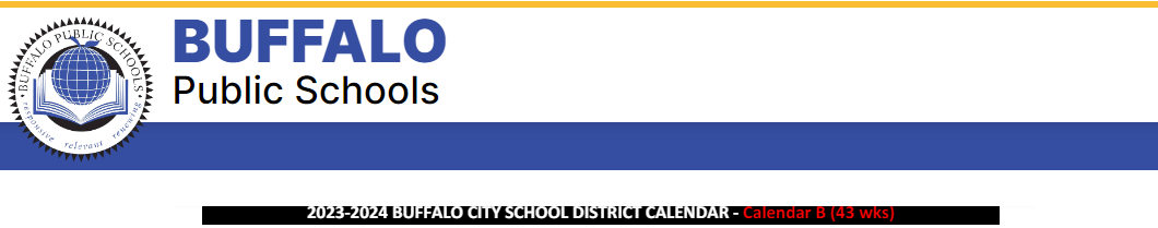 District School Academic Calendar for The Academy School #131