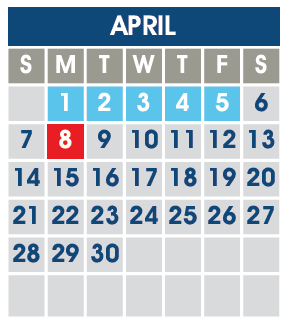 District School Academic Calendar for Spring Meadows for April 2024