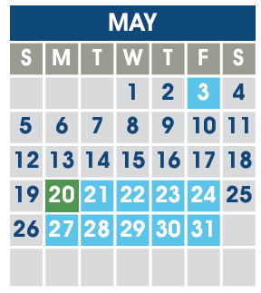 District School Academic Calendar for Spring Meadows for May 2024