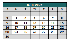 District School Academic Calendar for Mound Elementary for June 2024