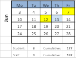 District School Academic Calendar for Champlain School for June 2024