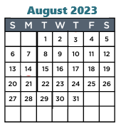 District School Academic Calendar for Fletcher/maynard Academy for August 2023