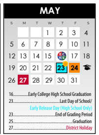 District School Academic Calendar for Furneaux Elementary for May 2024