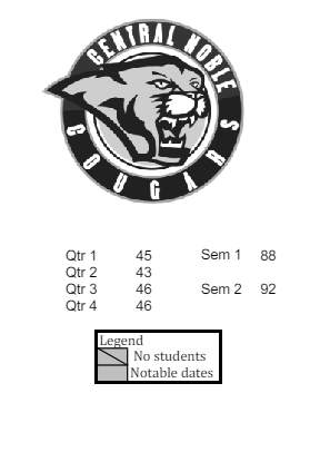 District School Academic Calendar Legend for Albion Elementary School