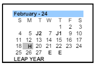 District School Academic Calendar for Pathways Learning Center for February 2024