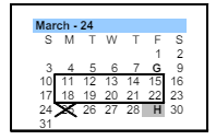 District School Academic Calendar for Pathways Learning Center for March 2024
