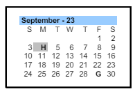 District School Academic Calendar for Pathways Learning Center for September 2023
