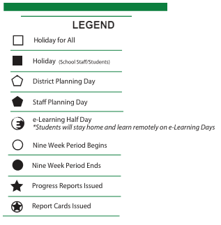 District School Academic Calendar Legend for Windsor Forest Elementary School