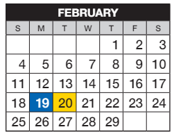 District School Academic Calendar for Heritage Elementary School for February 2024