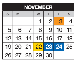 District School Academic Calendar for Polton Community Elementary School for November 2023