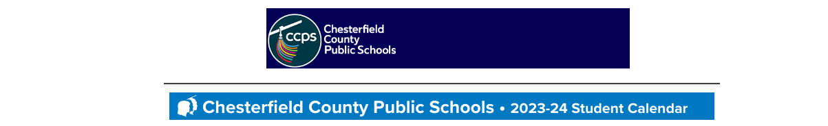District School Academic Calendar for Robious Middle