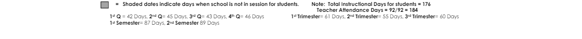 District School Academic Calendar Key for Spring Trail Elementary School