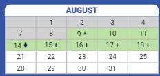 District School Academic Calendar for Nicholson Elementary Math & Science for August 2023