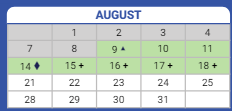 District School Academic Calendar for Marshall Middle School for August 2023