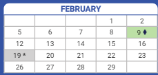 District School Academic Calendar for Nicholson Elementary Math & Science for February 2024