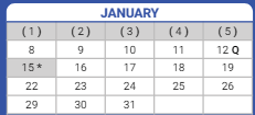 District School Academic Calendar for Clemente Community Academy HS for January 2024