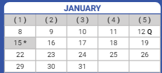 District School Academic Calendar for Bogan High School for January 2024