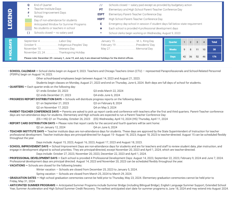 District School Academic Calendar Key for Nicholson Elementary Math & Science