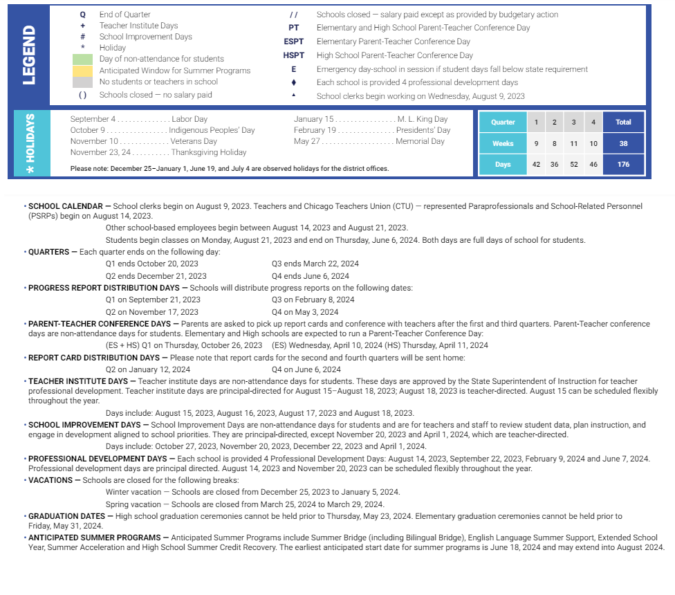 District School Academic Calendar Key for Lake View High School