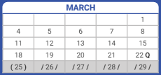 District School Academic Calendar for Cps Virtual Nclb High School for March 2024