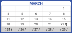District School Academic Calendar for Nicholson Elementary Math & Science for March 2024