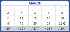 District School Academic Calendar for Beaubien Elementary School for March 2024