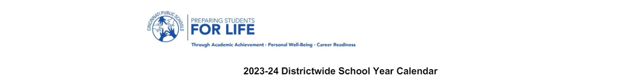 District School Academic Calendar for Woodward Career Technical High School