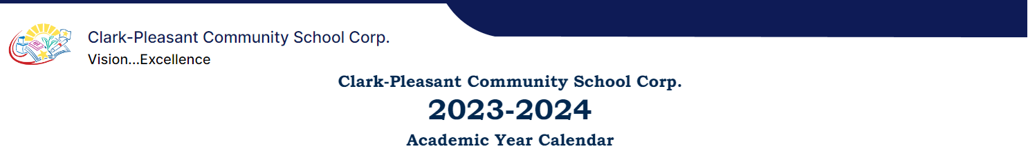 District School Academic Calendar for Clark Elementary School
