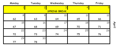 District School Academic Calendar for Sequoyah Middle School for April 2024